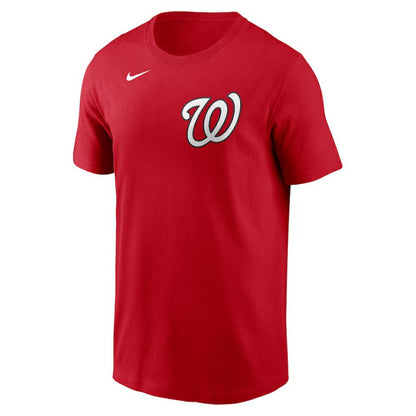CJ Abrams Washington Nationals Fuse Name & Number T-Shirt - Red | Nike
