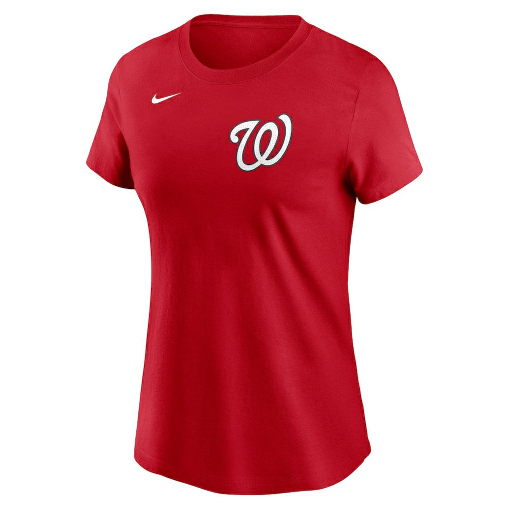 Dylan Crews Washington Nationals Women's Cooperstown Collection Fuse Name & Number T-Shirt - Red | Nike