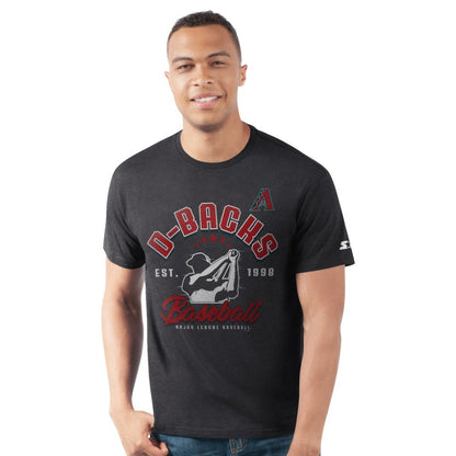 Arizona Diamondbacks Starter Prime Time Batter T-Shirt - Black