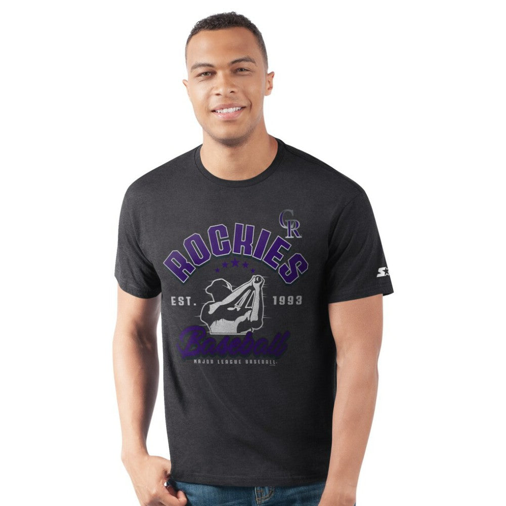 Colorado Rockies Starter Prime Time Batter T-Shirt - Black