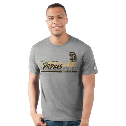San Diego Padres Starter Prime Time Team T-Shirt - Heather Gray