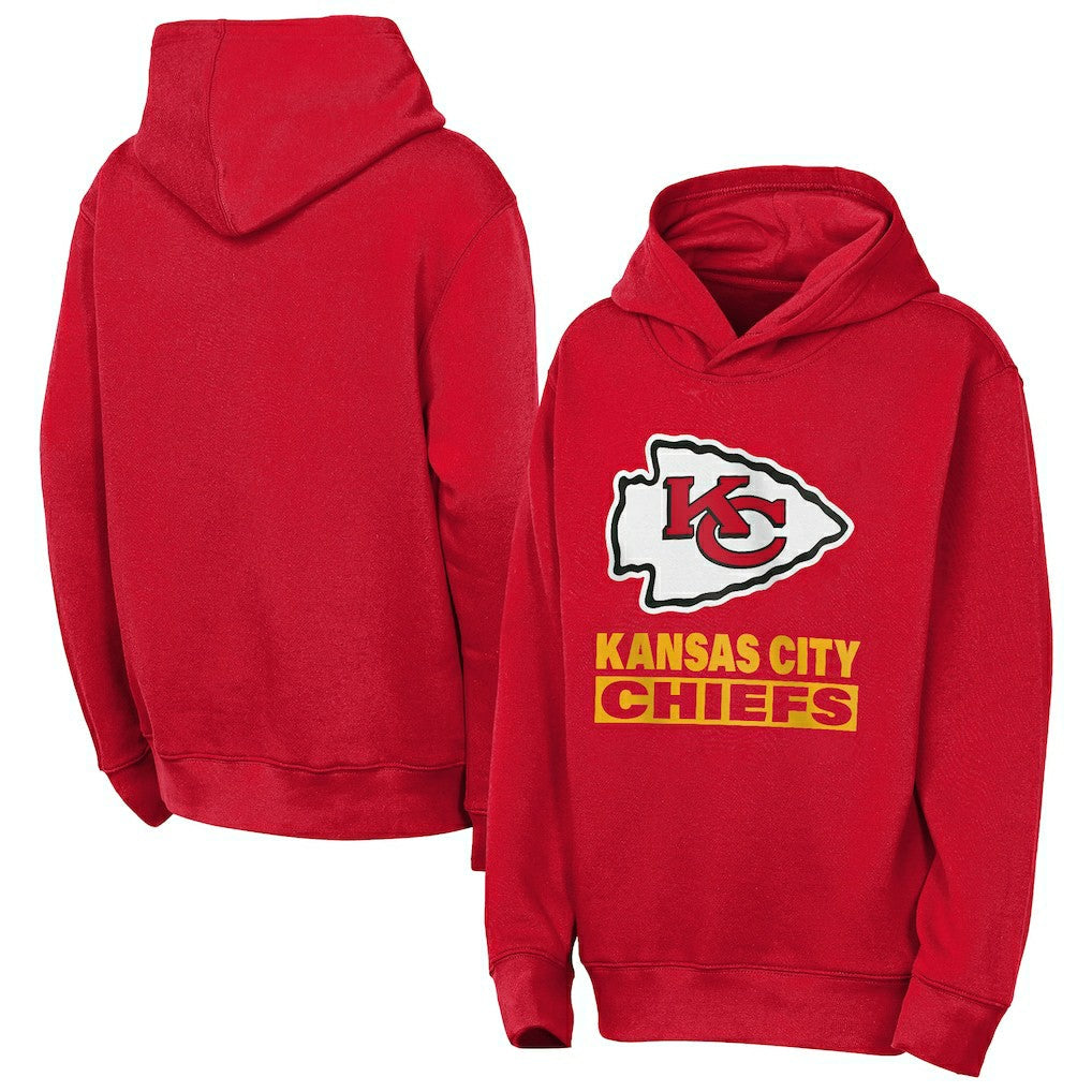 Kansas City Chiefs Outerstuff Youth Back to Basics Hoodie - Red discount