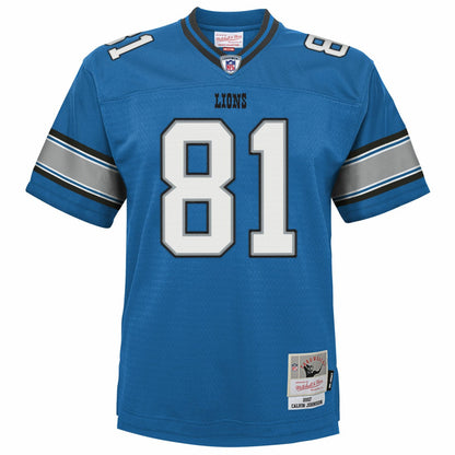 Calvin Johnson Detroit Lions Youth Legacy Replica Jersey - Blue discount