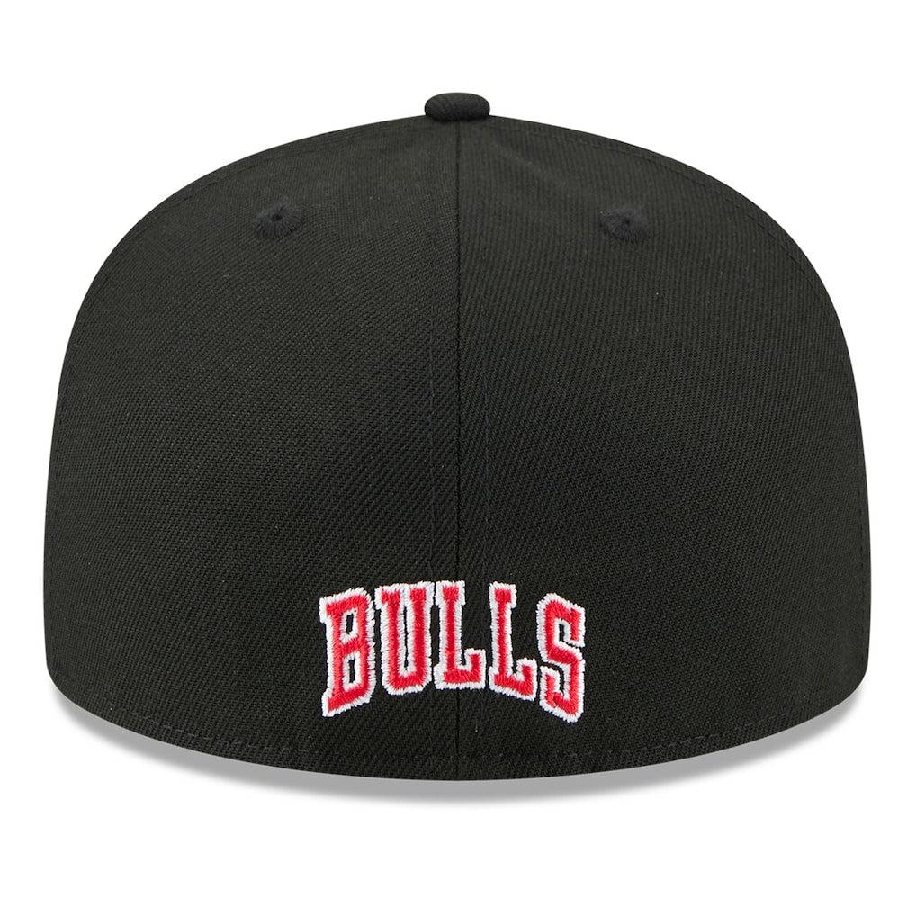 Chicago Bulls 2025 NBA Tip Off Split Panel 59FIFTY Fitted Hat - White/Black | New Era cheap