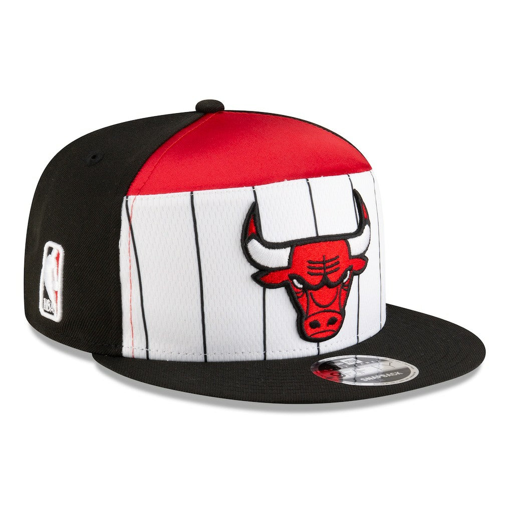 Chicago Bulls 2025 NBA Tip Off Split Panel 9FIFTY Snapback Hat - White/Black | New Era online