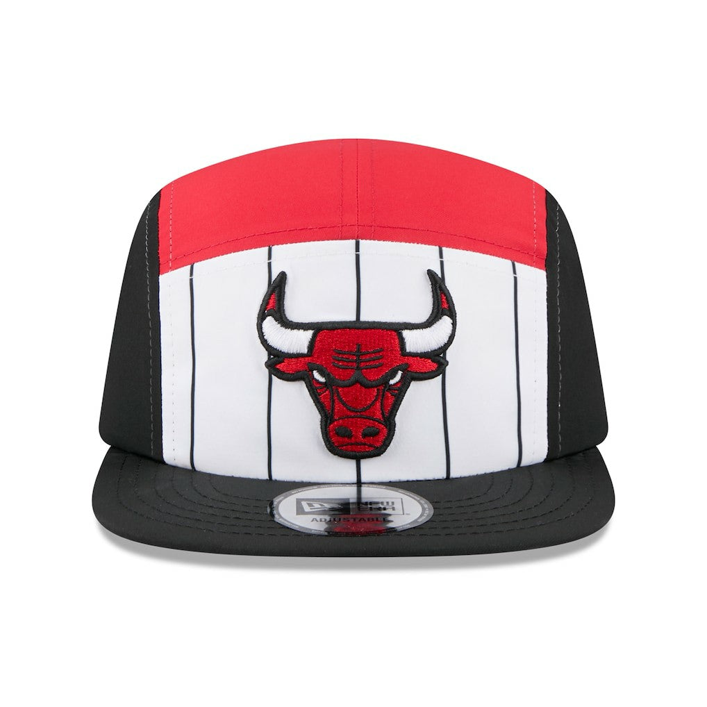 Chicago Bulls 2025 NBA Tip Off Camper Adjustable Hat - White/Black | New Era shop