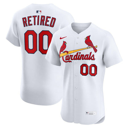 St. Louis Cardinals  Home Elite Pick-A-Player Retired Roster Jersey - White | Nike