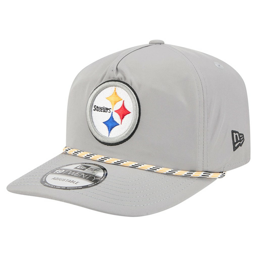 Pittsburgh Steelers New Era Rope 19TWENTY Hat - Gray discount