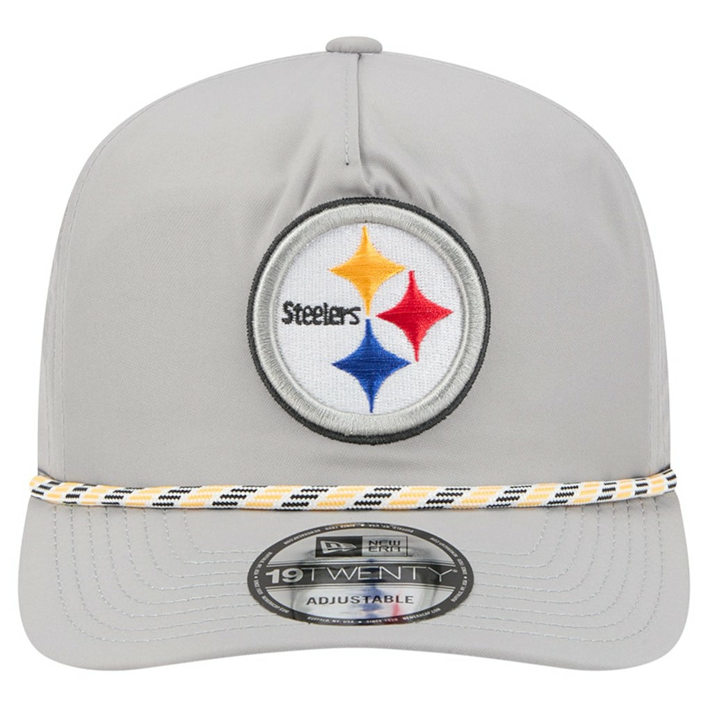 Pittsburgh Steelers New Era Rope 19TWENTY Hat - Gray discount