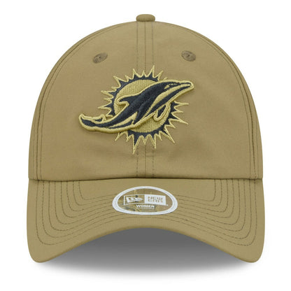 Miami Dolphins New Era Women's 2025 Salute to Service Pony Tail Adjustable Hat - Green on sale