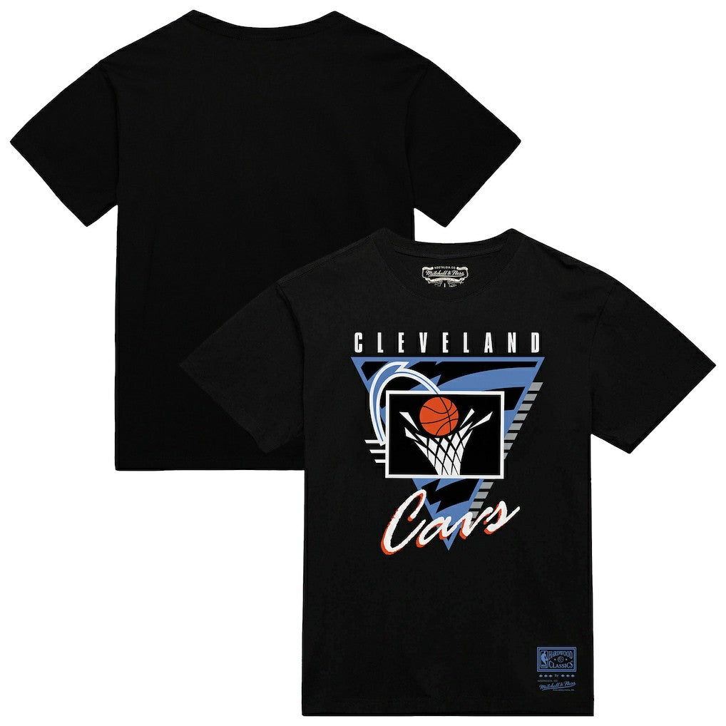 Cleveland Cavaliers Worldwide Collection Tri-Logo T-Shirt sale - Black | Mitchell & Ness for sale
