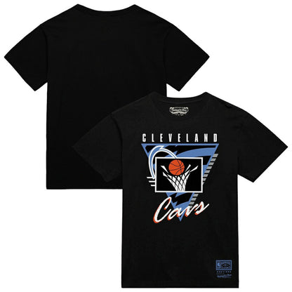 Cleveland Cavaliers Worldwide Collection Tri-Logo T-Shirt sale - Black | Mitchell & Ness for sale