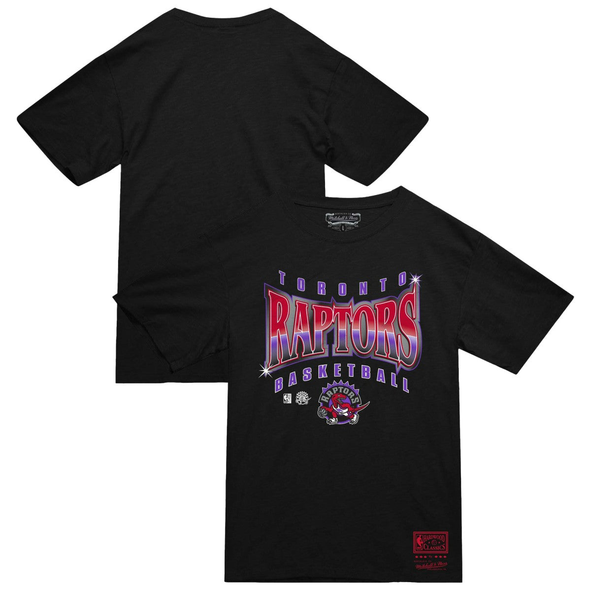 Toronto Raptors Worldwide Collection Glow Up T-Shirt - Black | Mitchell & Ness online