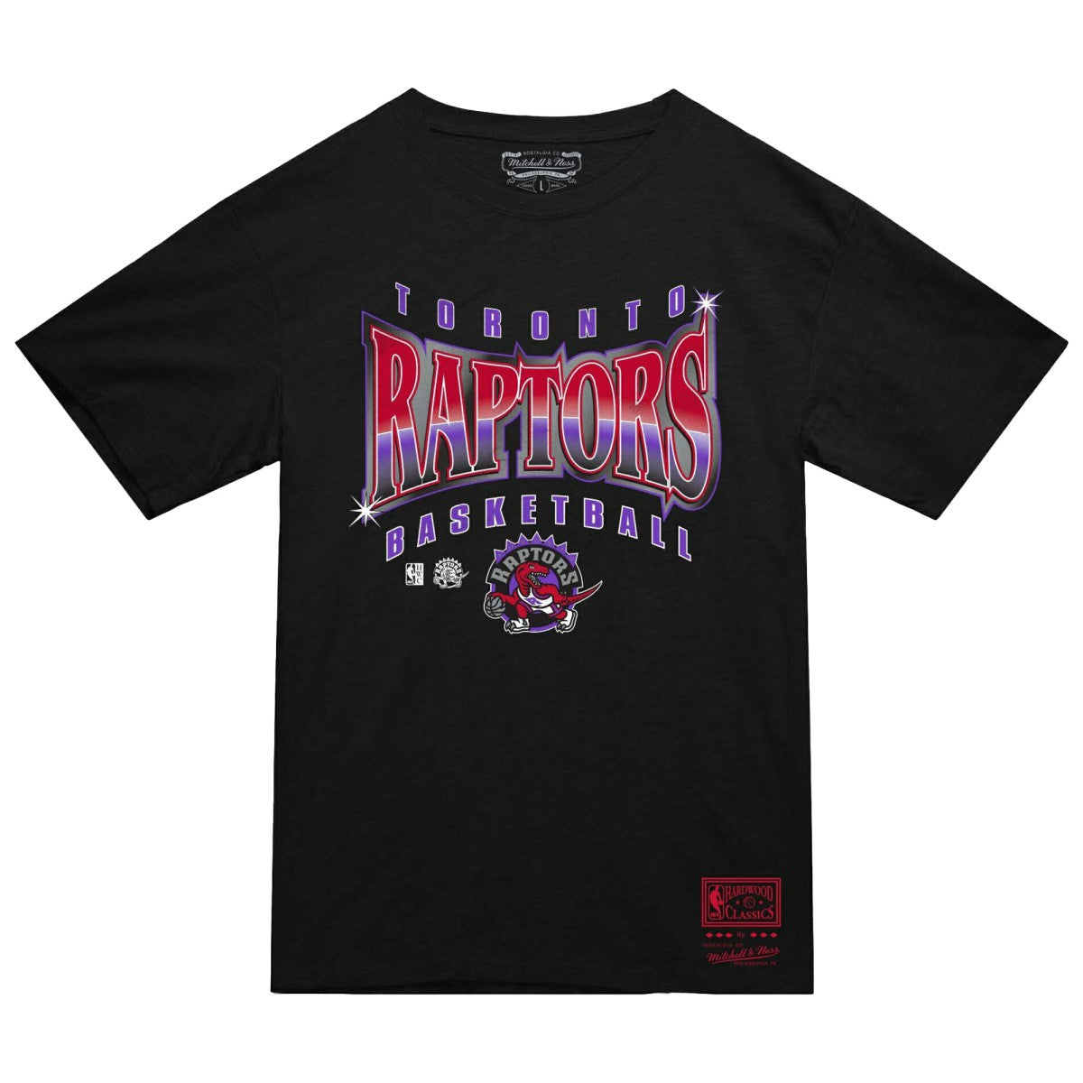 Toronto Raptors Worldwide Collection Glow Up T-Shirt - Black | Mitchell & Ness online