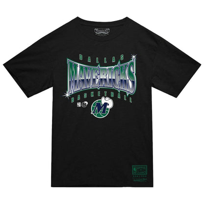 Dallas Mavericks Worldwide Collection Glow Up T-Shirt sale - Black | Mitchell & Ness cheap