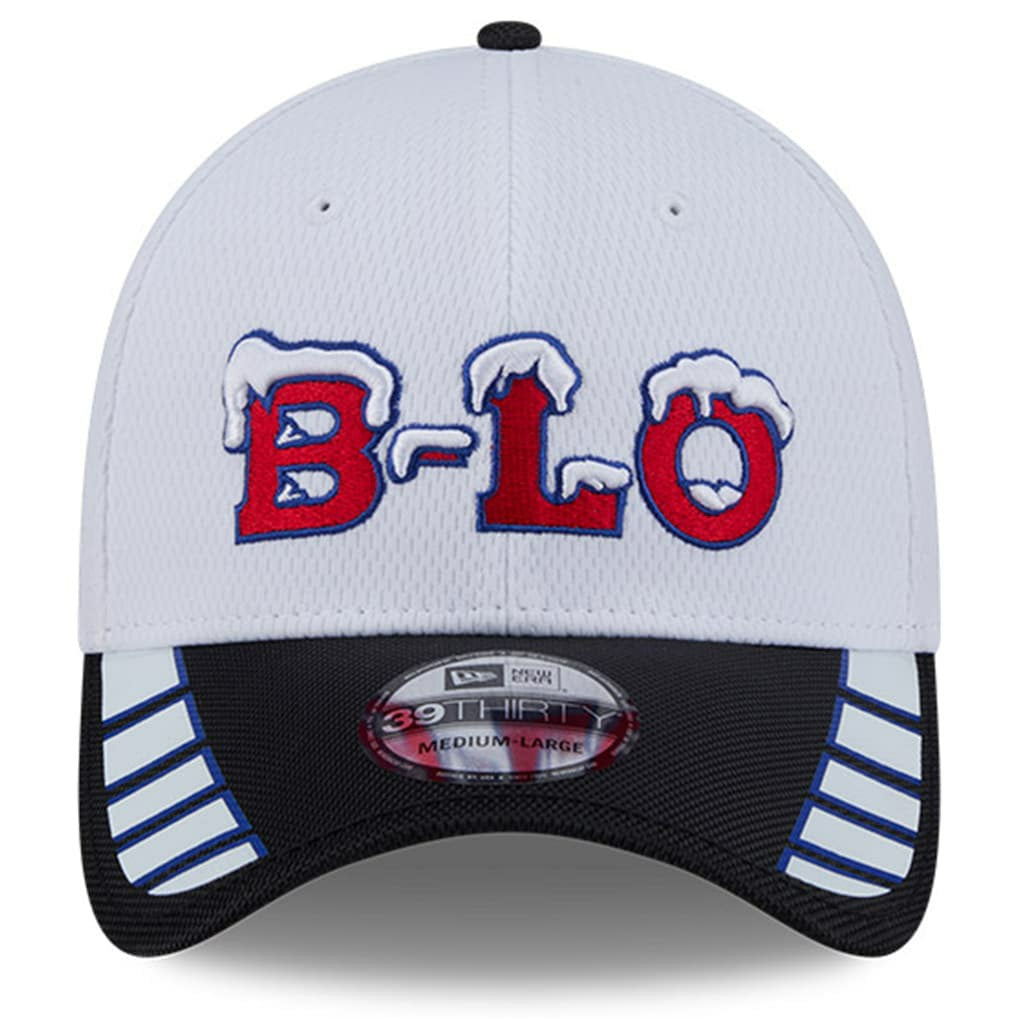 Buffalo Bills New Era 2025 Rivalries Collection Fan Pack 39THIRTY Flex Hat - White outlet