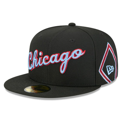 Chicago Bulls 2025/26 City Edition 59FIFTY Fitted Hat - Black | New Era outlet