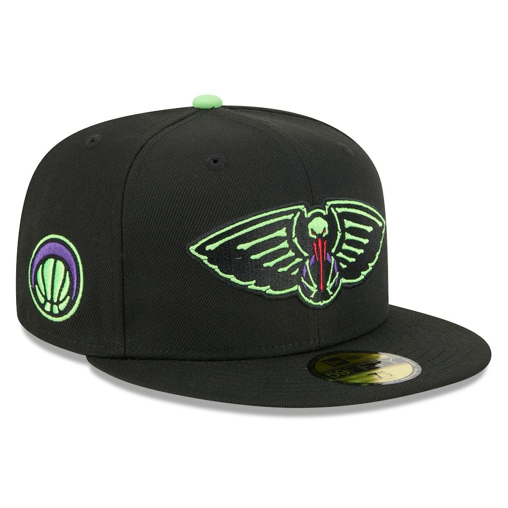 New Orleans Pelicans 2025/26 City Edition 59FIFTY Fitted Hat - Black | New Era shop