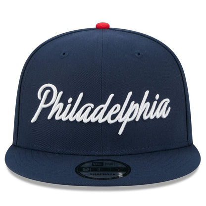 Philadelphia 76ers 2025/26 City Edition 9FIFTY Snapback Hat sale - Navy | New Era online