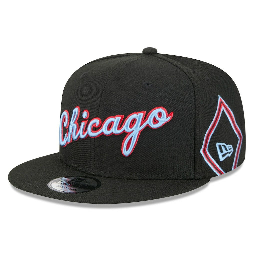 Chicago Bulls 2025/26 City Edition 9FIFTY Snapback Hat - Black | New Era outlet