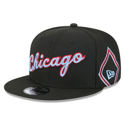 Chicago Bulls 2025/26 City Edition 9FIFTY Snapback Hat - Black | New Era outlet