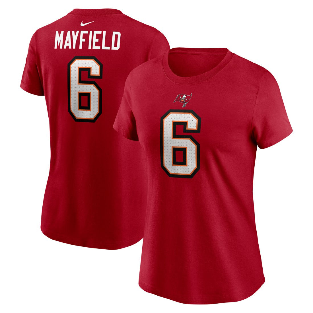 Baker Mayfield Tampa Bay Buccaneers Women's Player Name & Number T-Shirt - Red | Nike online