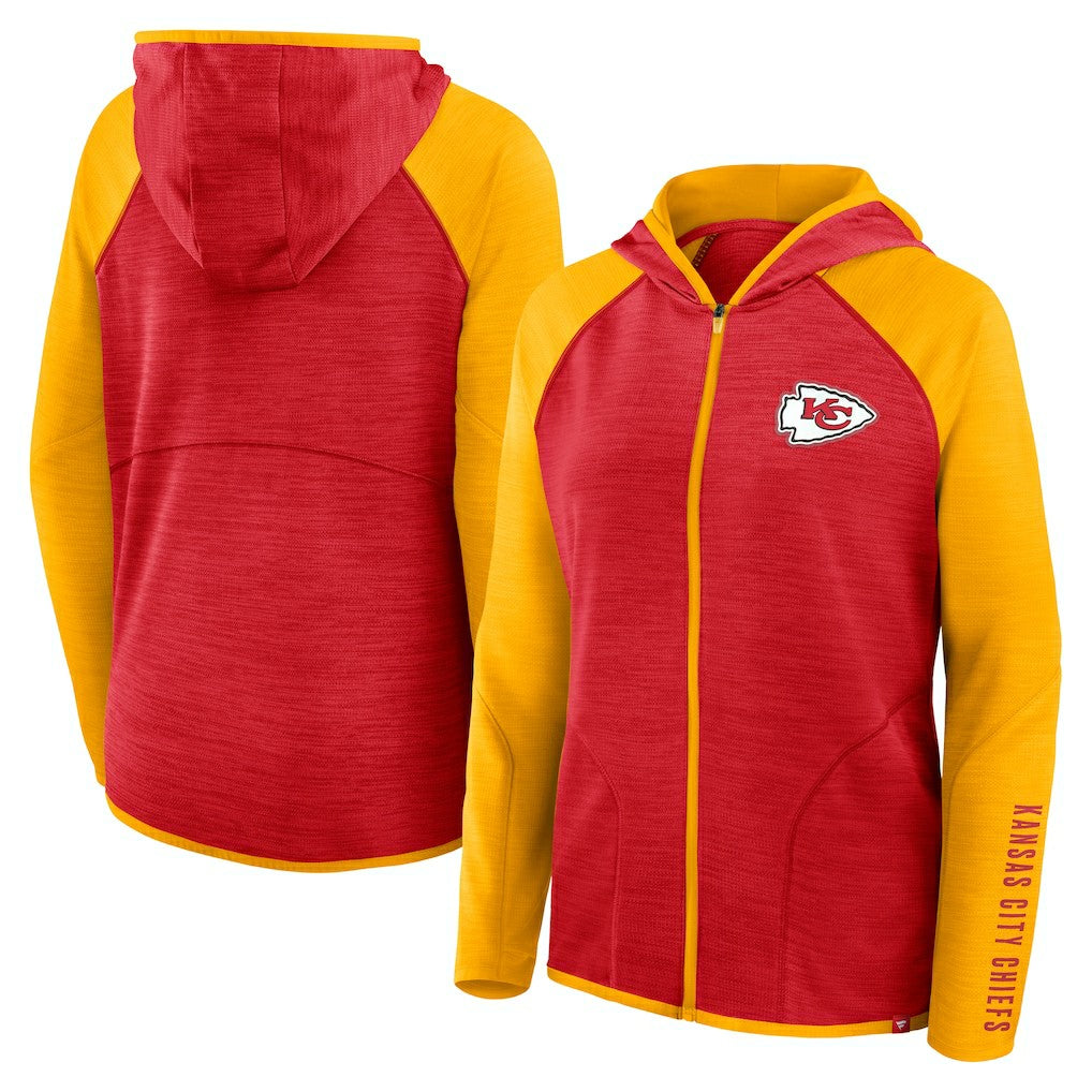 Kansas City Chiefs Women's Plus Size End Around Pass Full-Zip Hoodie - Red outlet