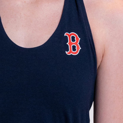 Boston Red Sox Lusso Women's Noelle V-Neck Tank Top - Navy