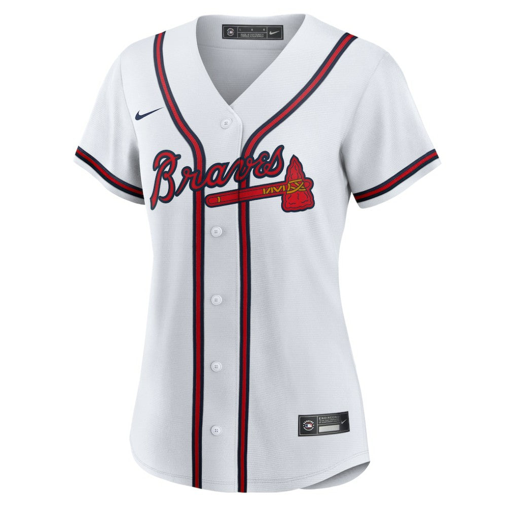 Spencer Schwellenbach Atlanta Braves Women's Home Replica Jersey - White | Nike