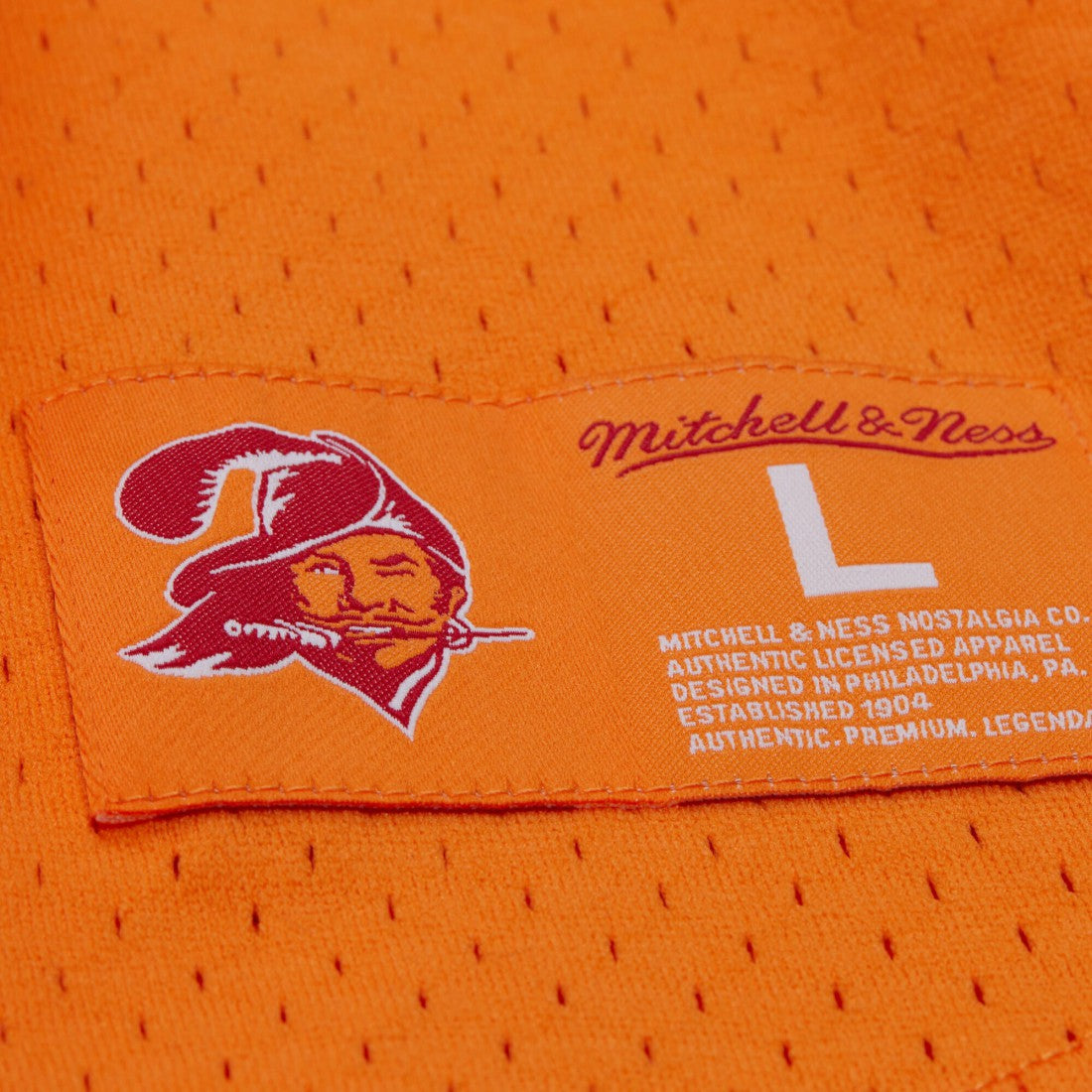 Warren Sapp Tampa Bay Buccaneers Retired Player Name & Number Mesh Top - Orange outlet