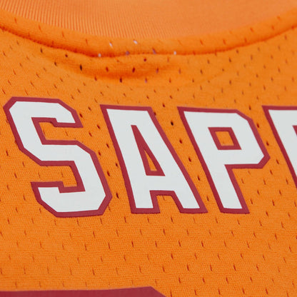 Warren Sapp Tampa Bay Buccaneers Retired Player Name & Number Mesh Top - Orange outlet