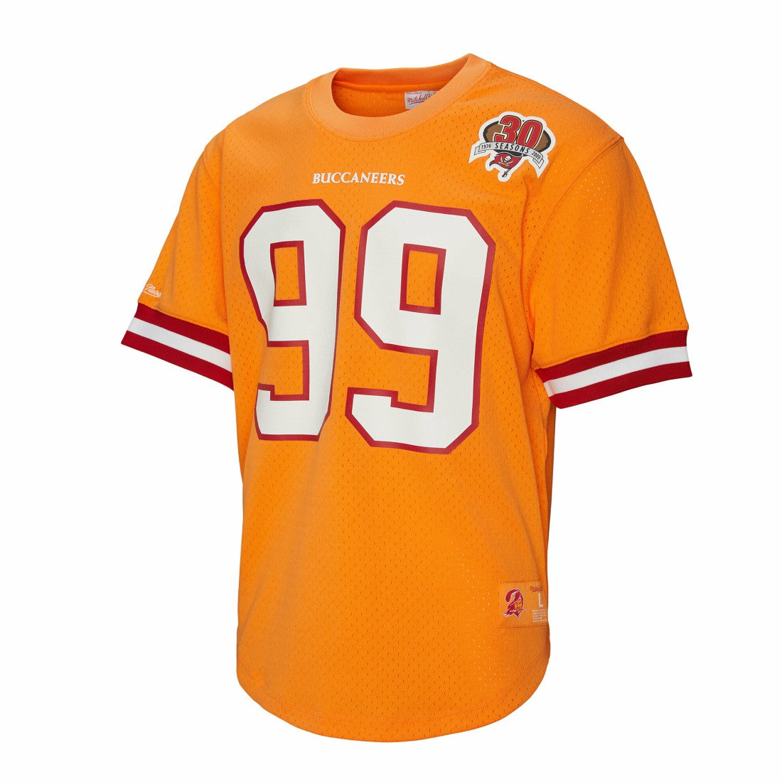 Warren Sapp Tampa Bay Buccaneers Retired Player Name & Number Mesh Top - Orange outlet