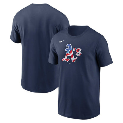Athletics Americana T-Shirt - Navy | Nike