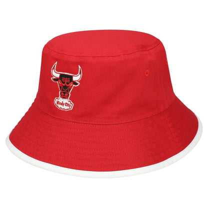 Chicago Bulls Flip It Reversible Bucket Hat - Black/Red | Mitchell & Ness on sale