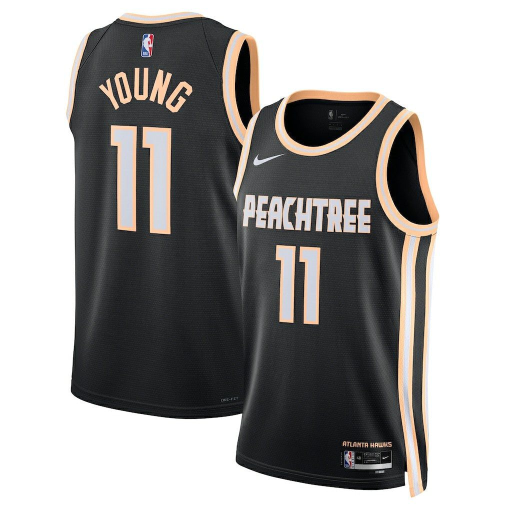 Trae Young Atlanta Hawks Unisex 2025/26 Swingman Jersey - Black - City Edition | Nike shop