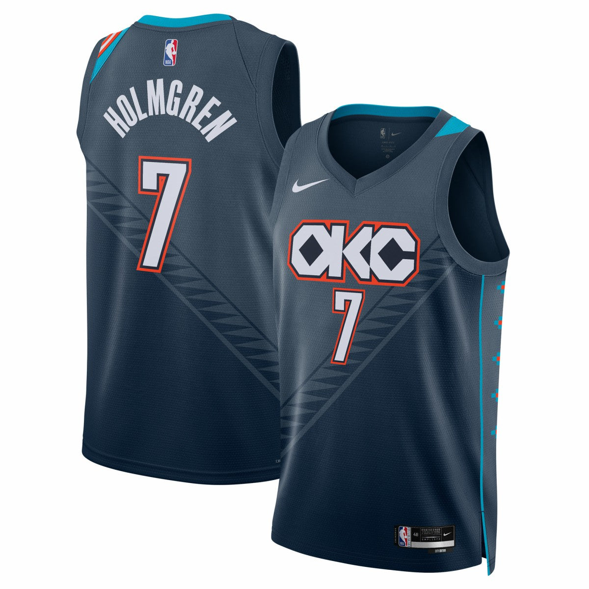 Chet Holmgren Oklahoma City Thunder Unisex 2025/26 Swingman Jersey - Navy - City Edition | Nike discount