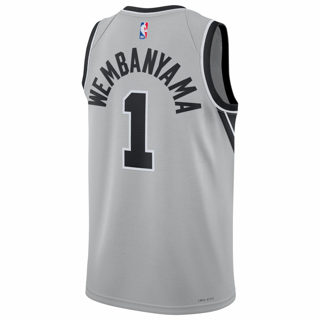 Victor Wembanyama San Antonio Spurs Jordan Brand Unisex Swingman Jersey - Statement Edition - Silver discount