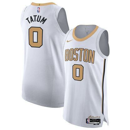 Jayson Tatum Boston Celtics Unisex 2025/26 Authentic Jersey - City Edition - White | Nike outlet