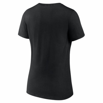 Chicago White Sox Women's Logo V-Neck T-Shirt - Black