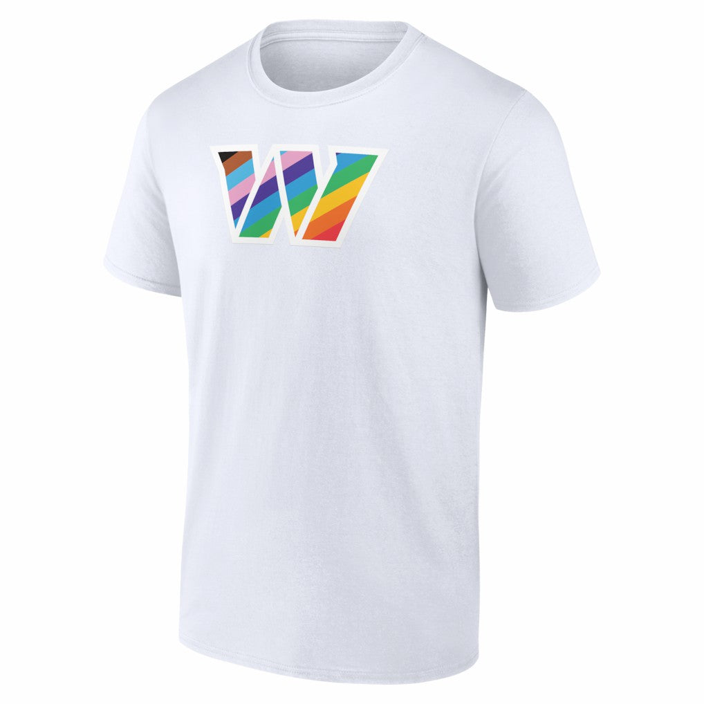 Washington Commanders Logo Pride T-Shirt - White outlet