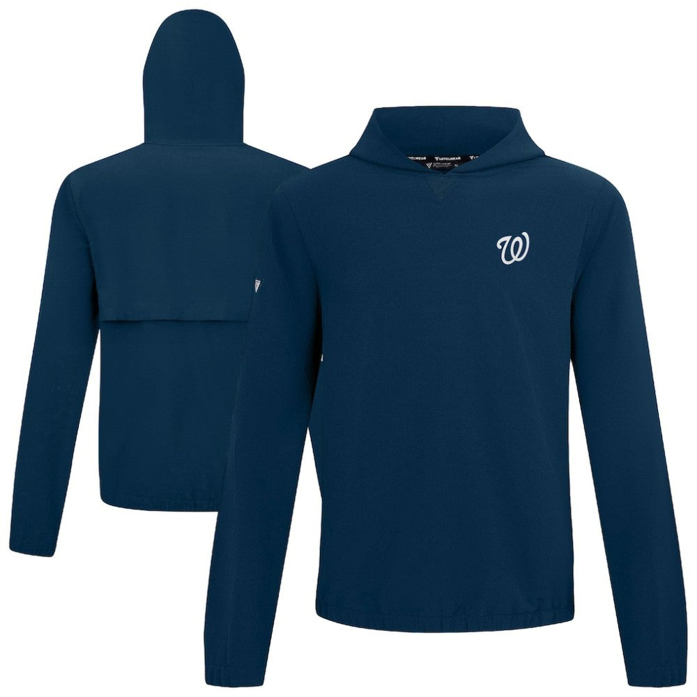 Washington Nationals Levelwear Action Insignia 2.0 Pullover Hoodie - Navy