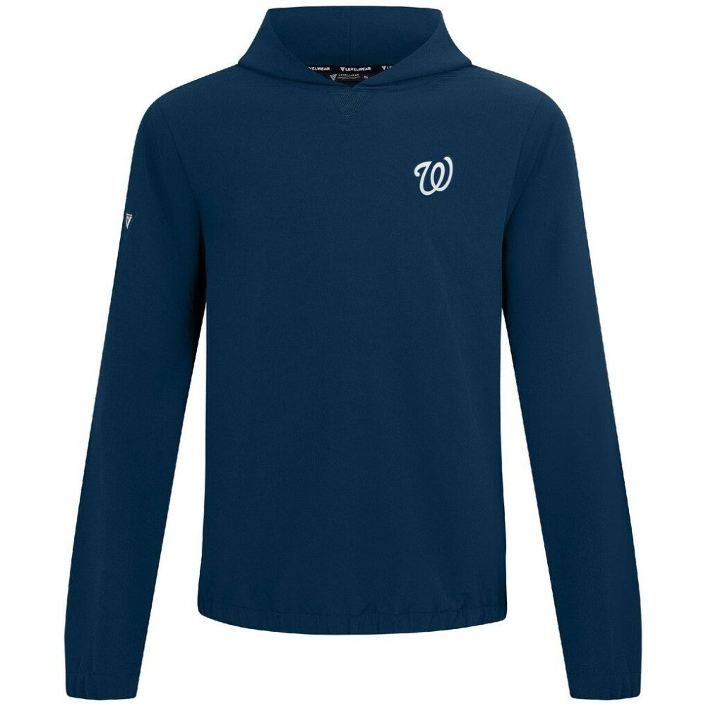 Washington Nationals Levelwear Action Insignia 2.0 Pullover Hoodie - Navy