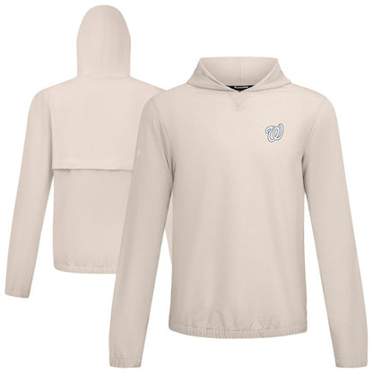 Washington Nationals Levelwear Action Insignia 2.0 Pullover Hoodie - Khaki