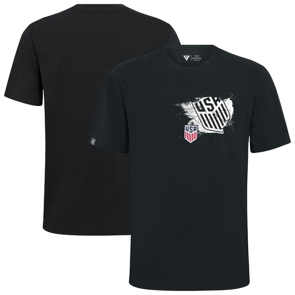 USMNT Levelwear Focal Blasted T-Shirt - Black online