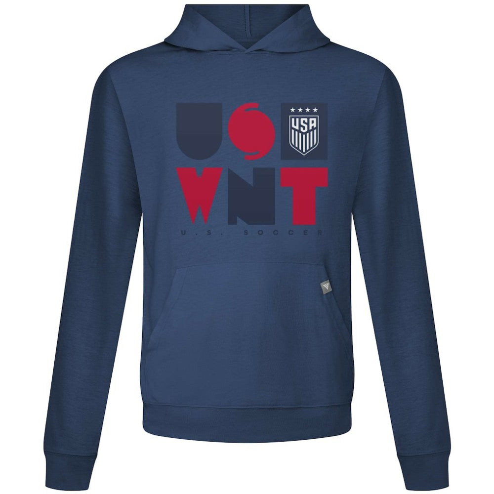 USWNT Levelwear Relay Full On Pullover Hoodie - Navy shop