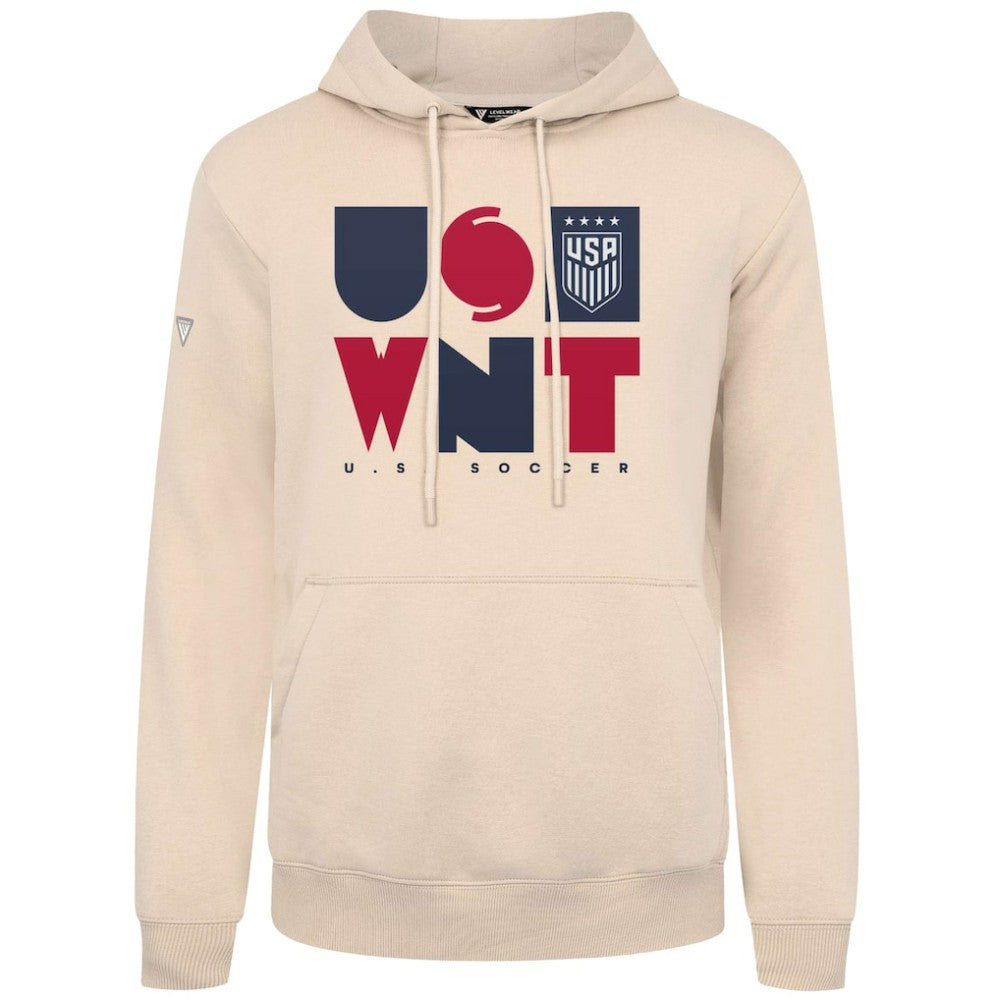 USWNT Levelwear Podium Full On Pullover Hoodie - Khaki outlet