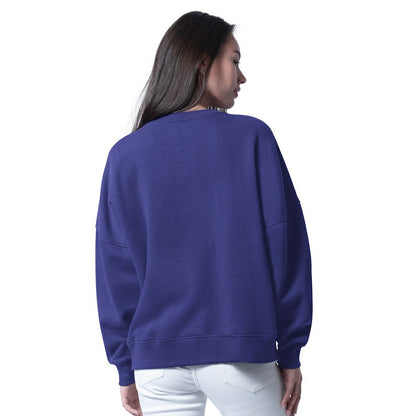 Baltimore Ravens G-III 4Her by Carl Banks Women's Oversized Feud Sweatshirt - Purple on sale