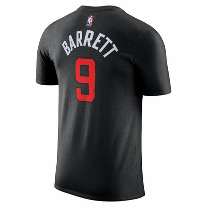 RJ Barrett Toronto Raptors Unisex 2025/26 City Edition Name & Number T-Shirt - Black | Nike outlet