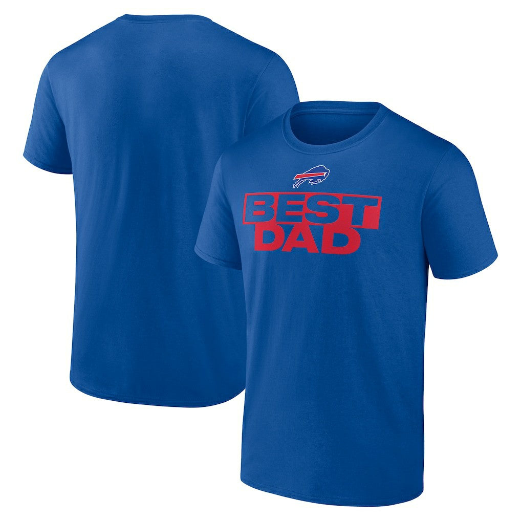 Buffalo Bills Best Dad Father's Day T-Shirt - Royal sale