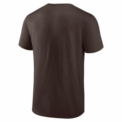 Cleveland Browns Best Dad Father's Day T-Shirt - Brown for sale